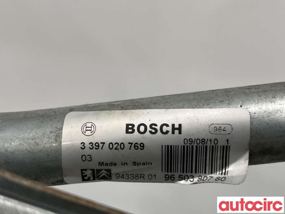 Viskermotor frontrute til Peugeot 207 2006-2012  (PEUGEOT|6405CH|0390241540|9650380780)