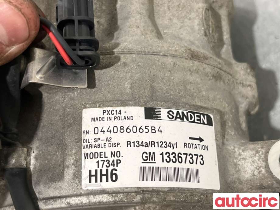 Aircondition kompressor til Opel Insignia A 2014-2017  (OPEL|95525473|PXC141734|95529061)