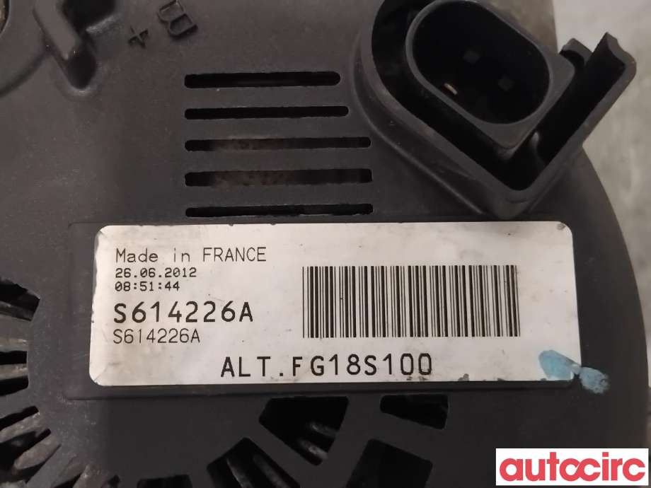 Dynamo til Audi A6 2008-2011 (Type III, Fase 2) (C6) (C6) (AUDI|NO NR|FG18S100|)