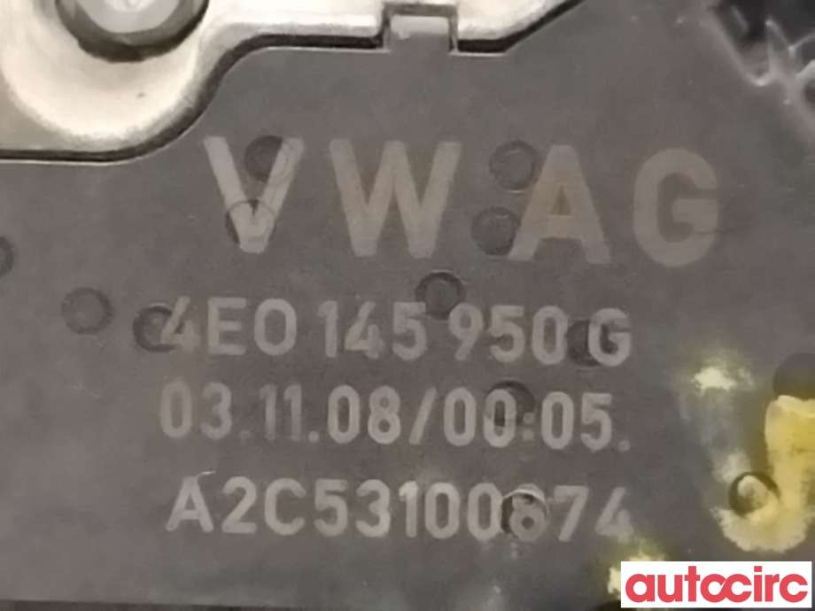 Spjeldhus til Audi A6 2008-2011 (Type III, Fase 2) (C6) (C6) (AUDI|4E0145950H|A2C53100874|4E0145950J)