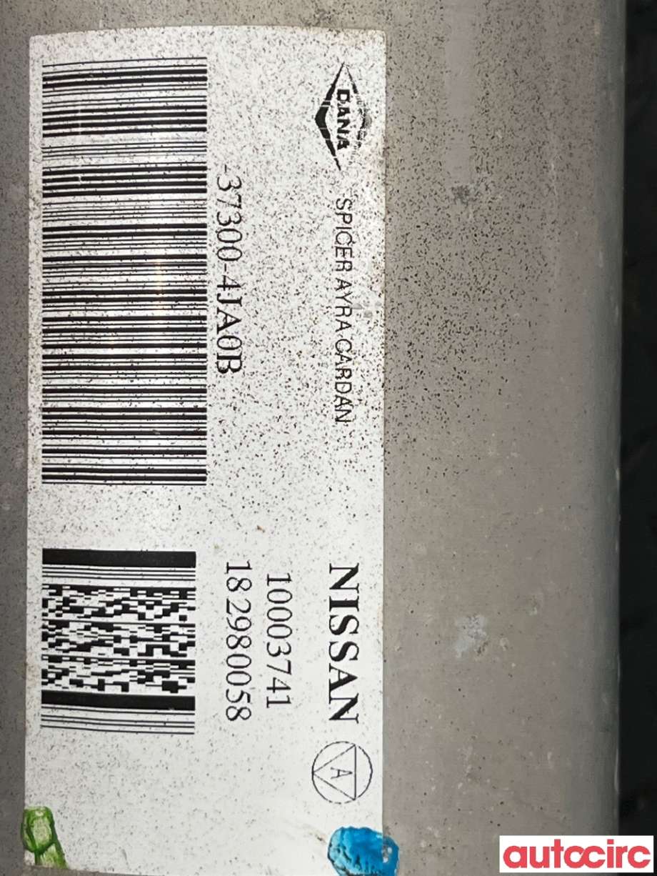 Mellomaksel bakre til Nissan Navara 2016-->> (D23) (D23) (NISSAN|373004JA0B)