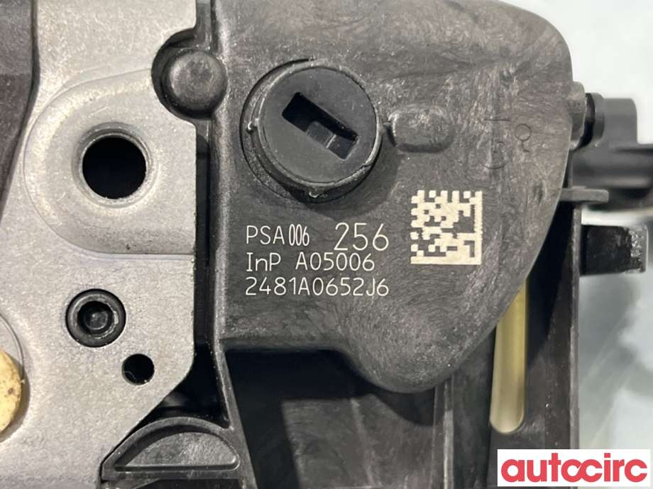 Låsekasse venstre foran til Peugeot 508 2011-2014 (Type I, Fase 1)  (PEUGEOT|9135JJ|PSA006256|9819263080)