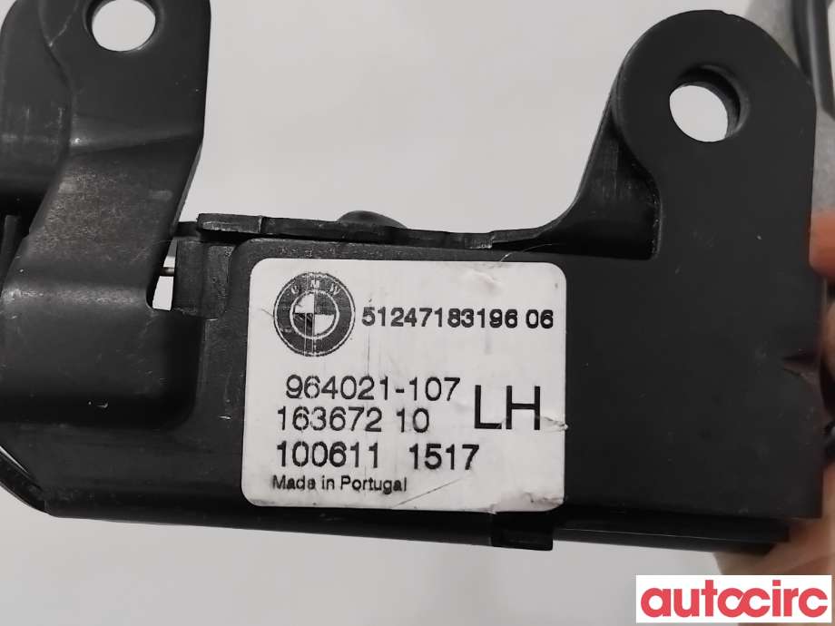 Baklukelås til BMW X5 2007-2013 (E70) (E70) (BMW|51247183196|964021-107)