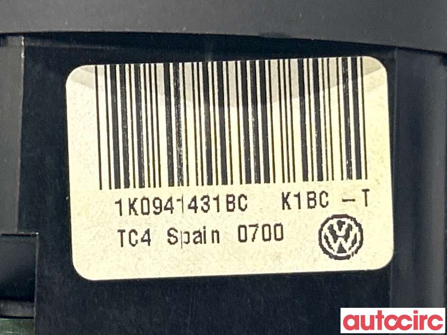 Bryter lys til VW Caddy 2004-2010 (Type III, Fase 1)  (VOLKSWAGEN|1K0941431BC|1K0941431BCREH|3C8941431PXSH)