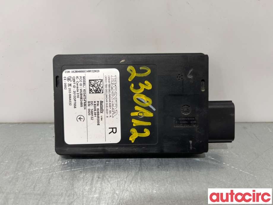 Sensor radar til Honda Civic, 2012-2015 (Type IX, Fase 1)  (HONDA|36931-TB9-G02)