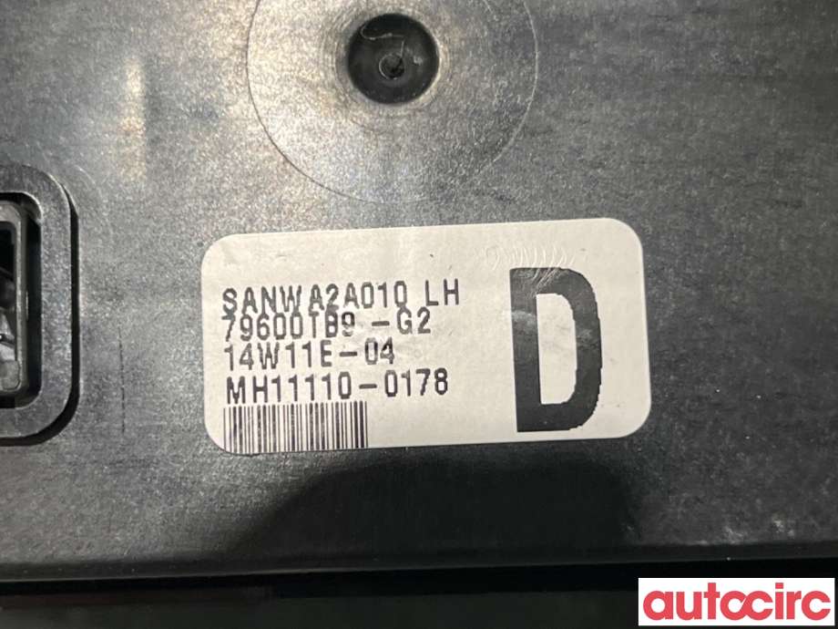 Varmeapparat betjening til Honda Civic 2012-2015 (Type IX, Fase 1)  (HONDA|79604-TA9-F52ZB||76900TB9-G2)