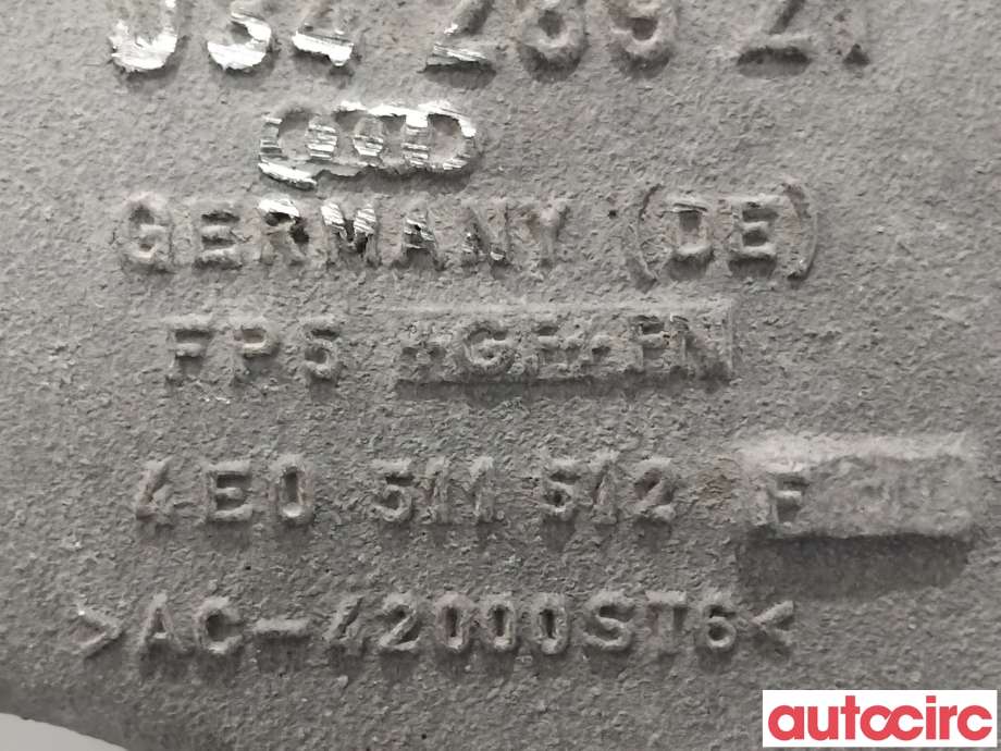 Bærebru høyre bak til Audi A8 2003-2010 (Type II)  (AUDI|4E0511512F|)