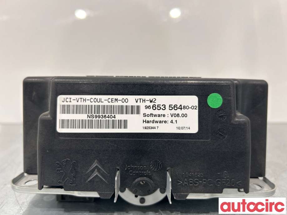 Multimedia display (MCU - Media Controller Unit) til Peugeot 508 2014-2018 (Type I, Fase 2)  (PEUGEOT|6155JT|9812713180)