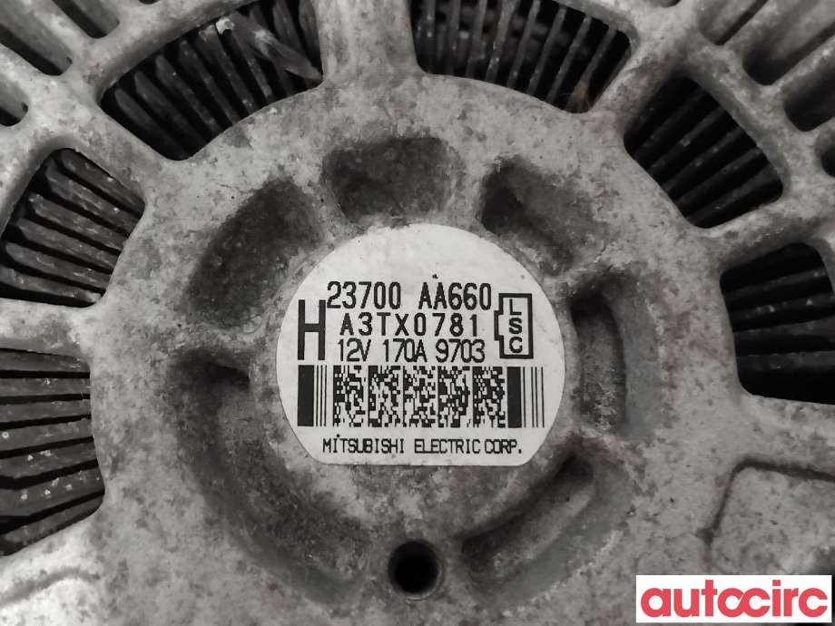 Dynamo til Subaru Legacy 2009-2015  (SUBARU|23700AA660|A3TX0781)