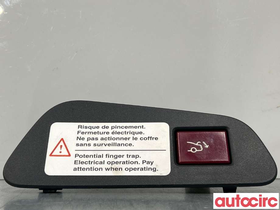 Bryter baklukeåpner til Peugeot 508, 2014-2018 (Type I, Fase 2)  (PEUGEOT|872583)