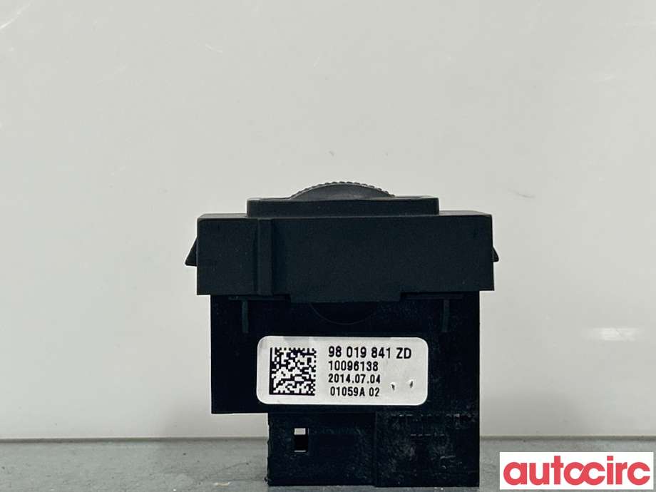 Bryter setevarme til Peugeot 508 2014-2018 (Type I, Fase 2)  (PEUGEOT|98019841ZD)