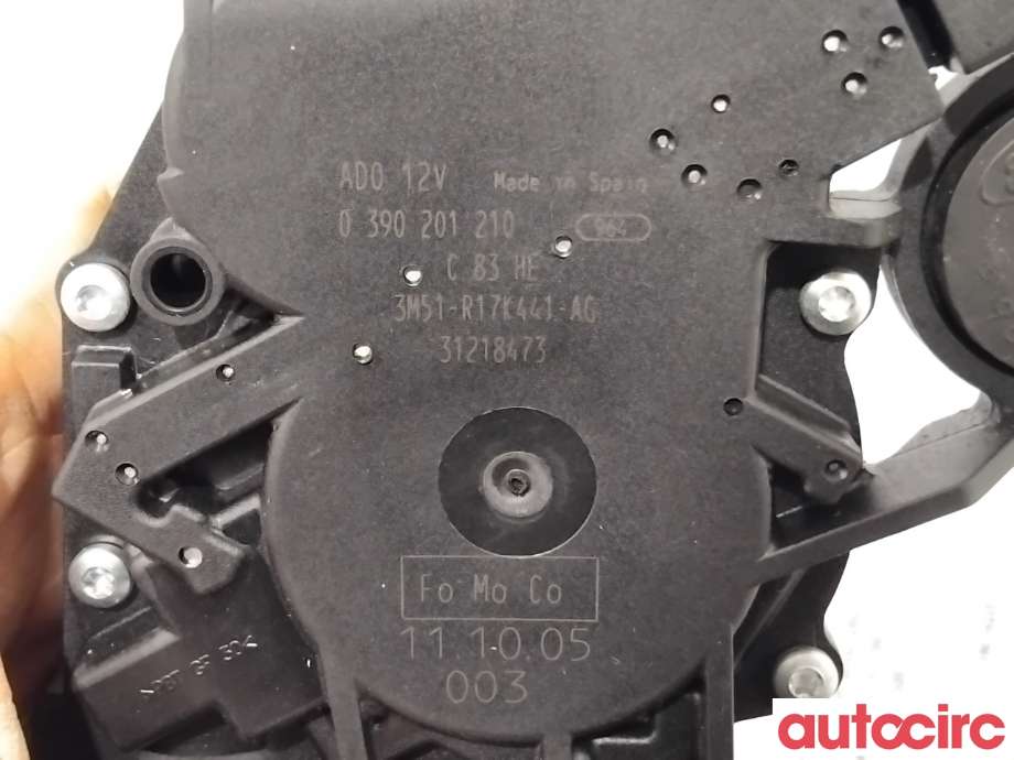 Viskermotor bakrute til Ford Mondeo 2011-2014 (Type IV, Fase 2)  (FORD|1689913|0390201210|3M51-R17K441-AG)
