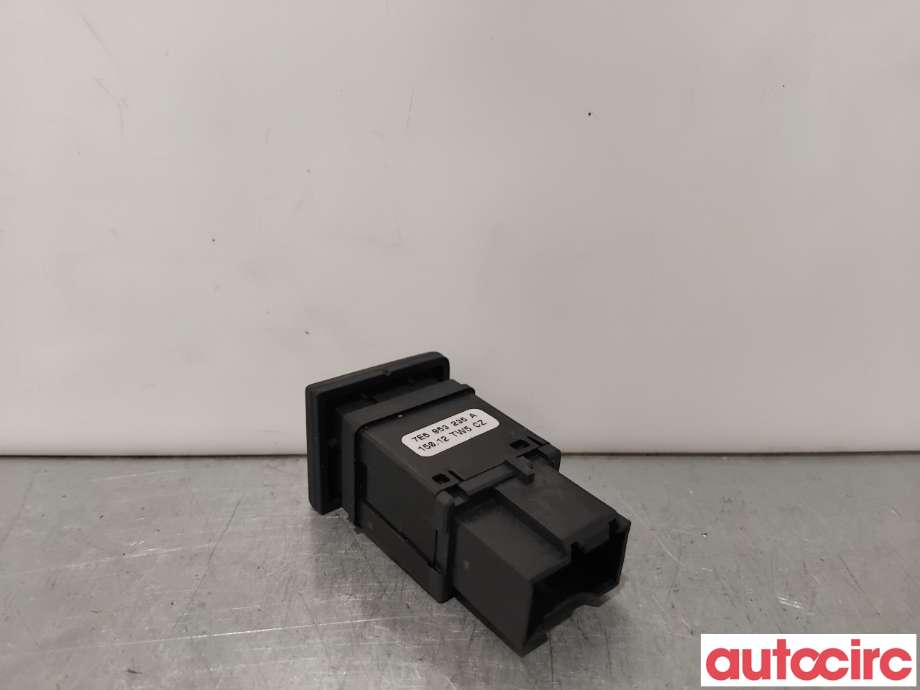 Bryter nødblink til VW Transporter / Caravelle 2009-2015 (Fase 2) (T5) (T5) (VOLKSWAGEN|7E5953235A|)