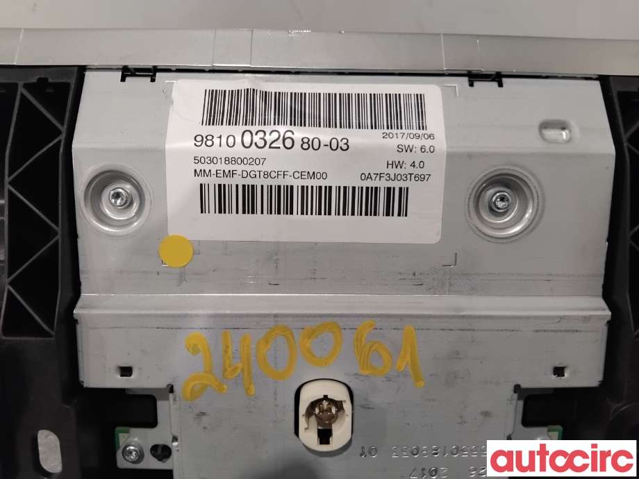 Instrument kjørecomputer til Peugeot 5008 2017-->> (Type II)  (PEUGEOT|9810032680||9830424280)