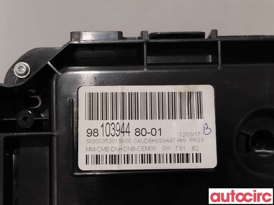 Instrumentpanel til Peugeot 5008 2017-->> (Type II)  (PEUGEOT|9810394480|503003520116-00|9828003480)