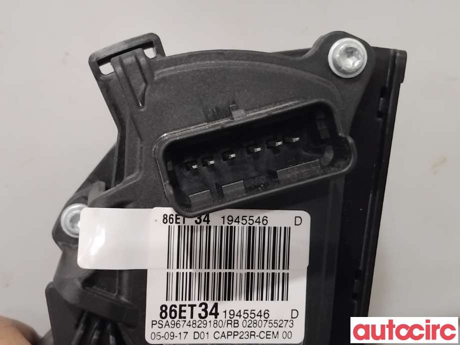Pedal gass til Peugeot 5008 2017-->> (Type II)  (PEUGEOT|9674829180|)