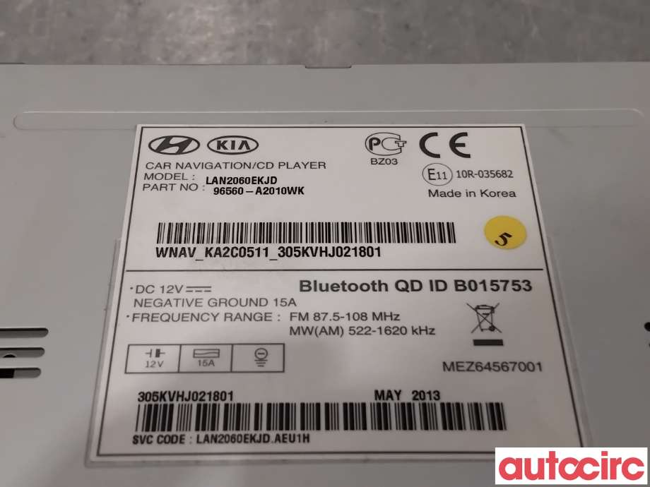 Bilstereo navigasjon til Kia Cee