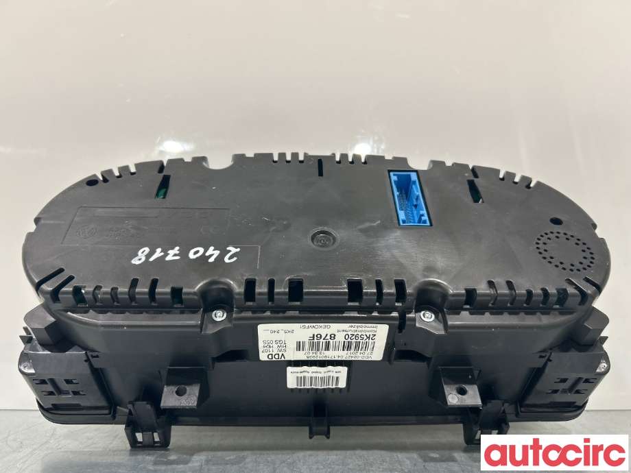 Instrumentpanel til VW Caddy 2015-2020 (Type III, Fase 3)  (VOLKSWAGEN|2K5920876FX|2K5920876F)