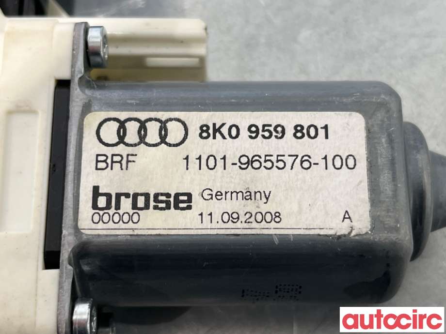 Ruteheis venstre foran til Audi A4 2007-2014 (Type IV) (B8) (B8) (AUDI|8T0959801A|1101-965576-100|8K0959801)
