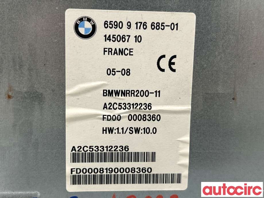Bilstereo navigasjon til BMW X3 2007-2010 (Fase 2) (E83) (E83) (BMW|65905A505F6)