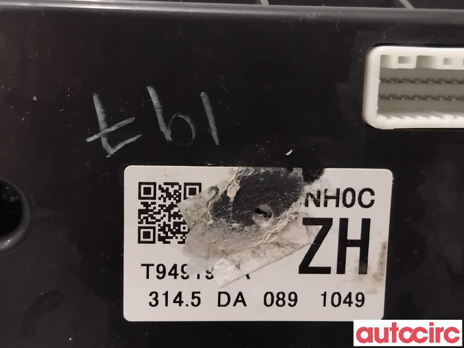 Varmeapparat betjening til Nissan Leaf 2011-2017 (Type I)  (NISSAN|275003NH0C|)