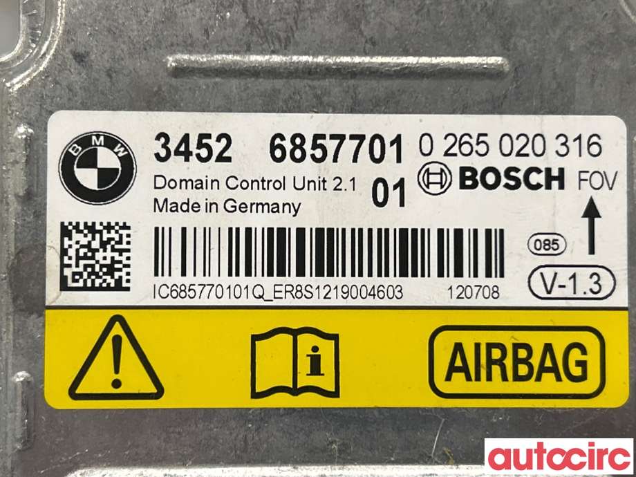 Airbag elektronikk til BMW 3-Serie 2012-2018 (F30/F31/F34) (F30/F31/F34) (BMW|34526863433)