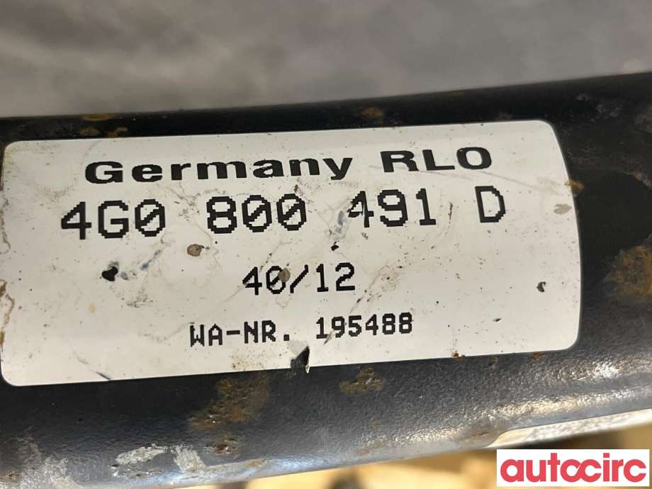 Hengerfeste til Audi A6, Allroad 2012-2014 (Type III, Fase 1) (C7) (C7) (AUDI|4G0800491D)
