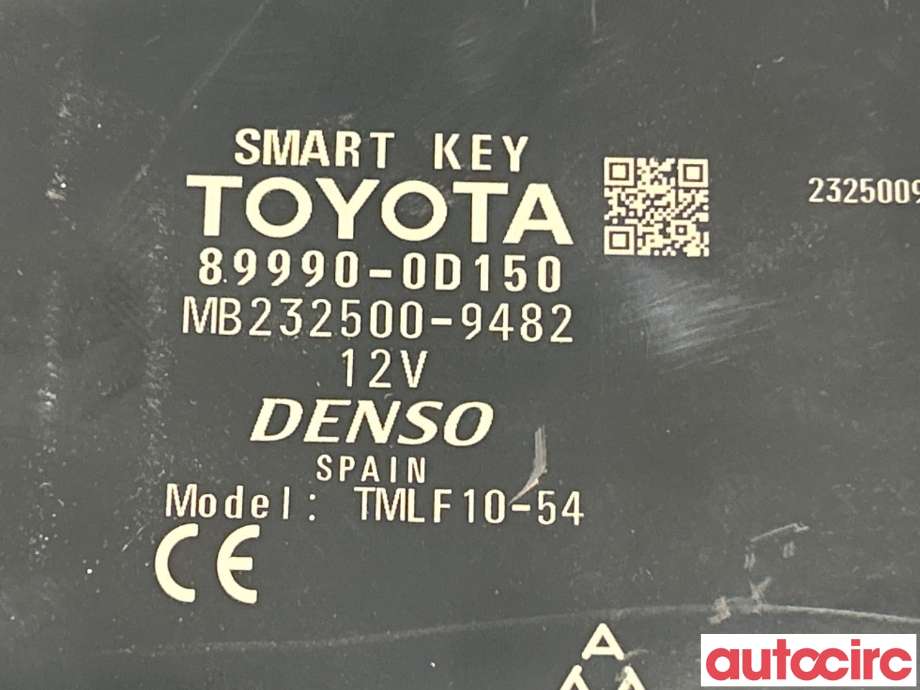 Styreenhet diverse til Toyota Yaris 2014-2020 (Type III, Fase 2)  (TOYOTA|899800D010)