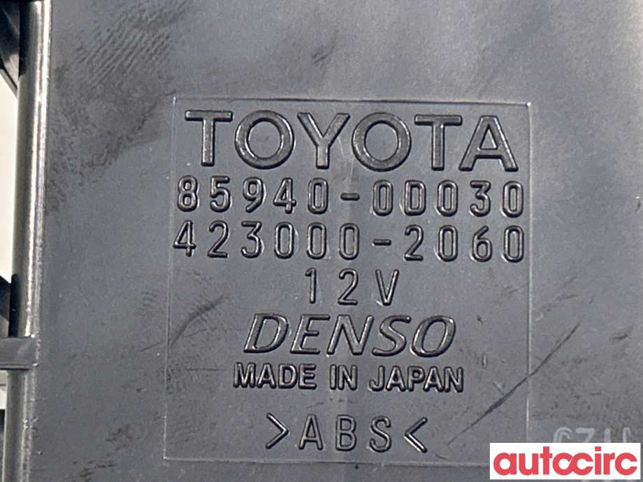 Rele diverse til Toyota Yaris 2014-2020 (Type III, Fase 2)  (TOYOTA|859400D030)
