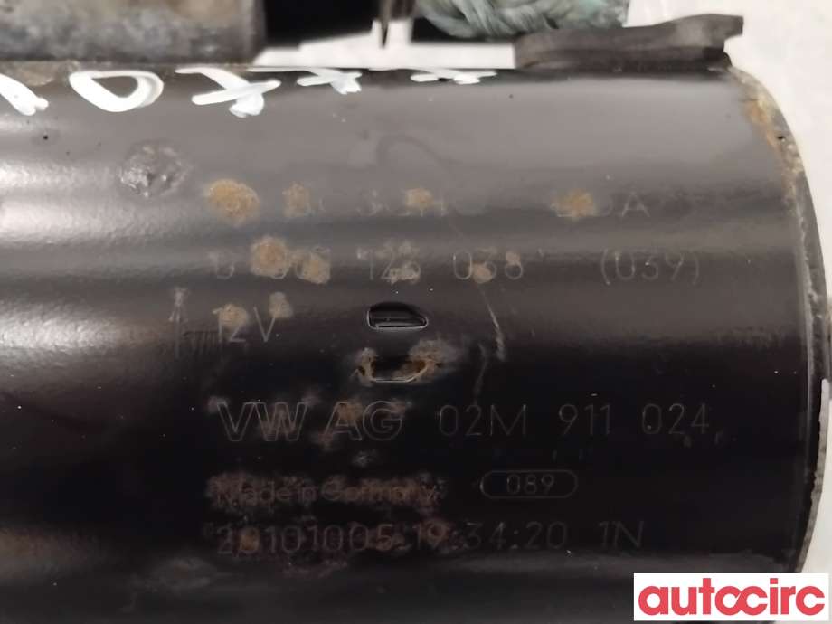 Starter diesel til Škoda Superb 2008-2015 (Type II)  (SKODA|02M911024X|0001123038|02M911024)