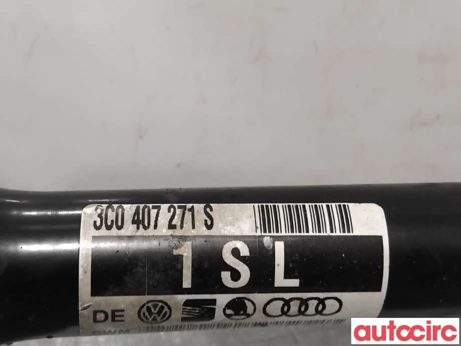 Drivaksel venstre foran til Škoda Superb 2008-2015 (Type II)  (SKODA|1K0407761SX|3C0407271S|3C0407271AJ)