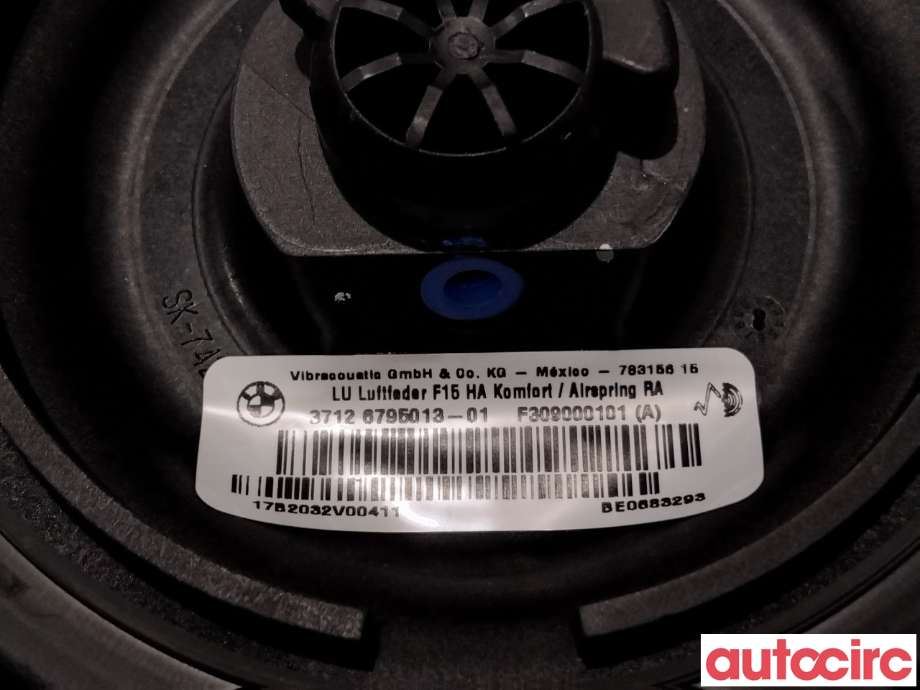 Fjær foran nivå luftpute/belg til BMW X5 2013-2018 (F15) (F15) (BMW|37126795013|BE0683293)