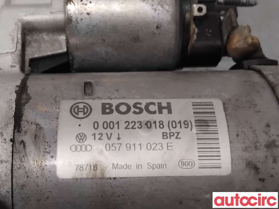 Starter diesel til Audi A8 2003-2010 (Type II) (AUDI|057911023EX|0001223018|057911023E)