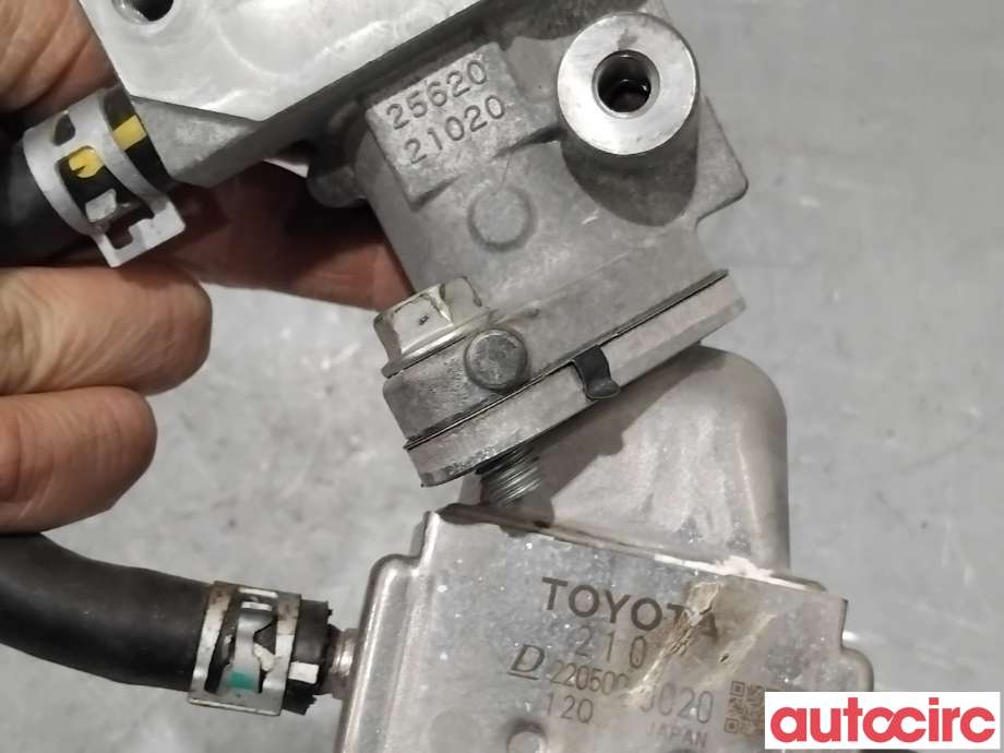 EGR-ventil til Toyota Yaris 2012-2014 (Type III, Fase 1)  (TOYOTA|2562021020|220500-0020)
