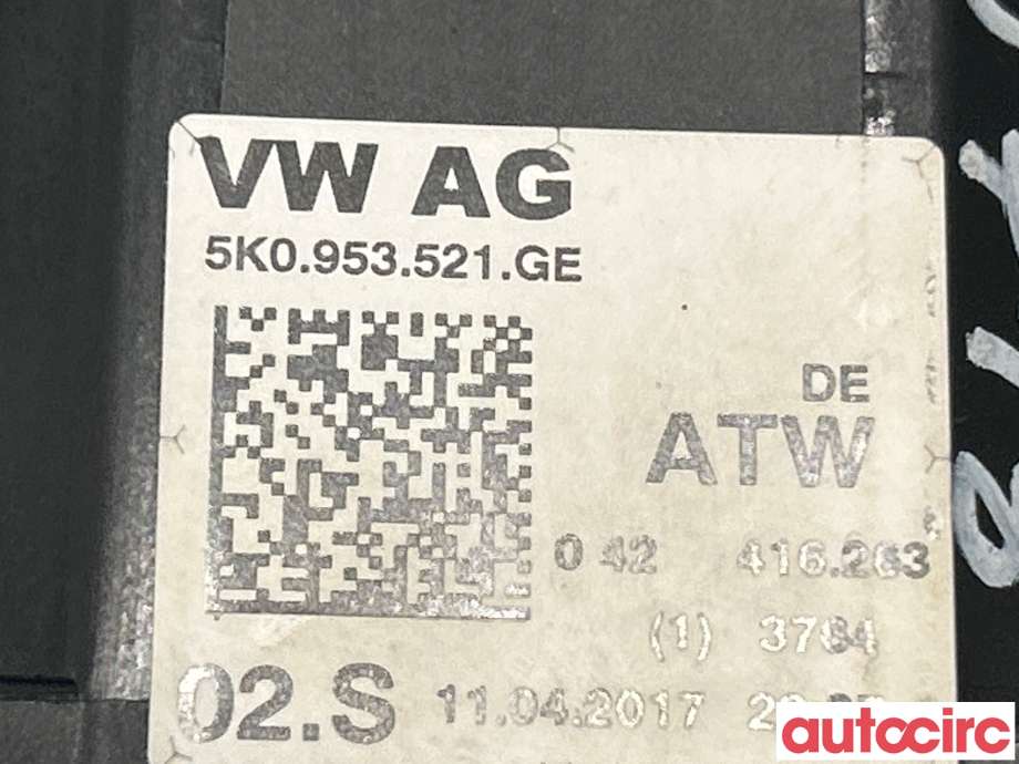 Bryter combi til VW Caddy 2015-2020 (Type III, Fase 3)  (VOLKSWAGEN|5K0953502K|)