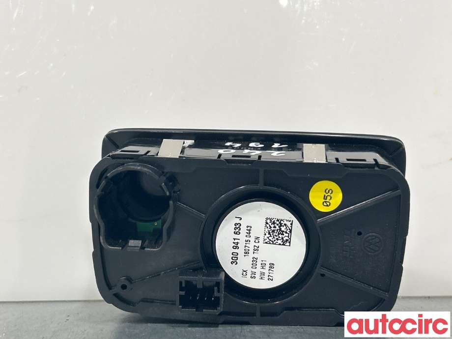 Bryter lys til VW Passat 2015-2019 (Fase 1) (B8) (B8) (VOLKSWAGEN|3G0941633J)