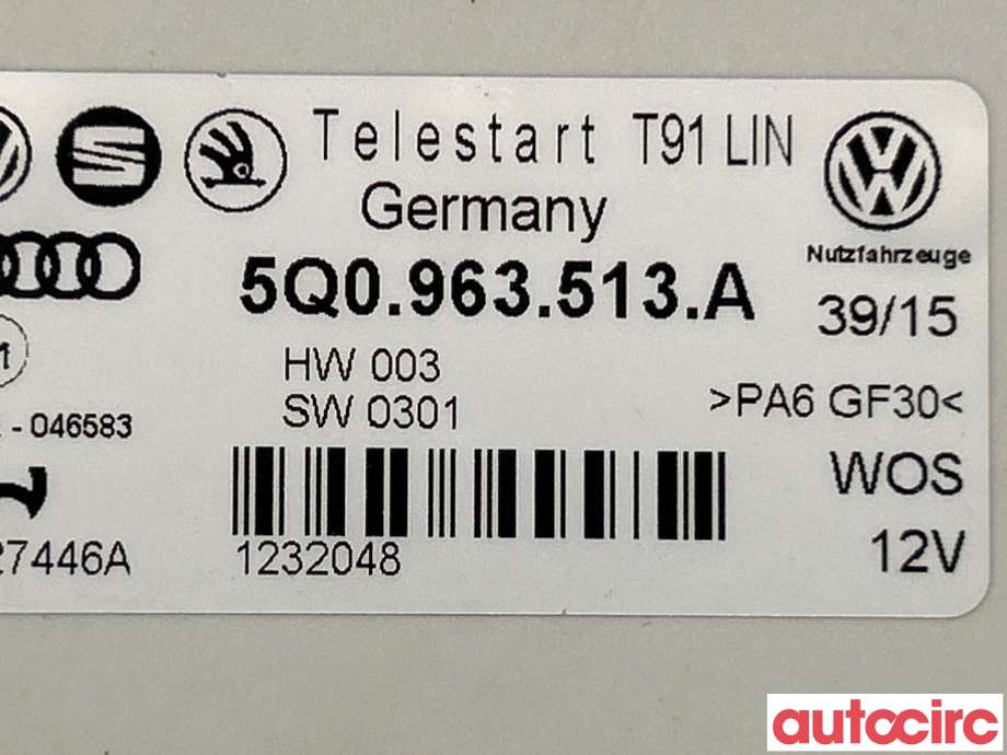 Styreenhet diverse til VW Passat 2015-2019 (Fase 1) (B8) (B8) (VOLKSWAGEN|5Q0963513A|)