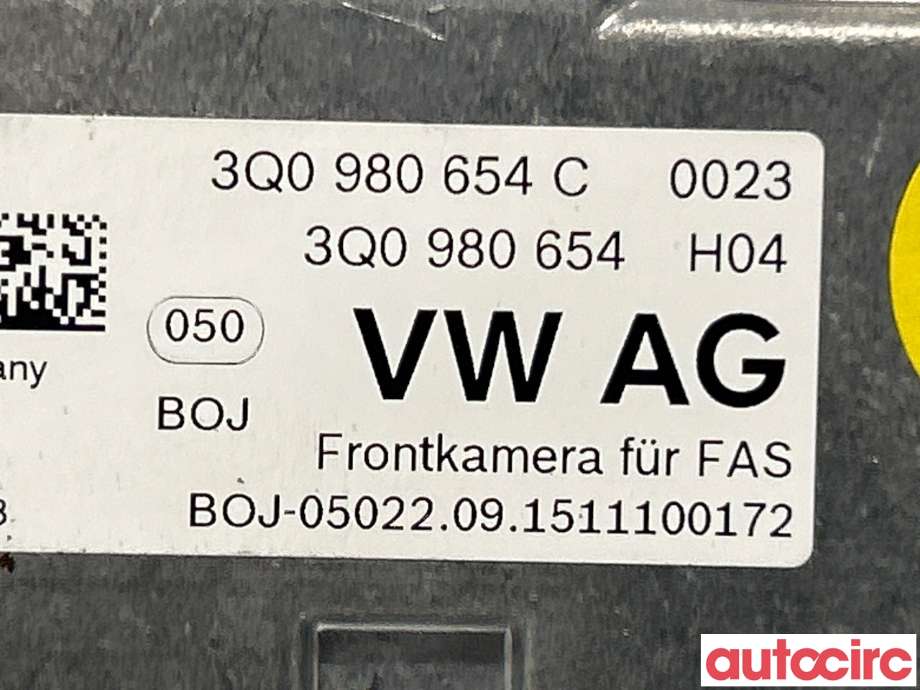 Kamera til VW Passat 2015-2019 (Fase 1) (B8) (B8) (VOLKSWAGEN|3Q0980654H|0203500183|3Q0980654C)