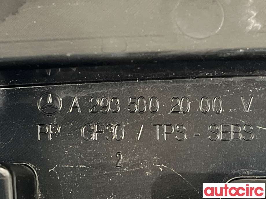 Diverse deler til Mercedes EQC 2019-->>  (MERCEDES|A2935002000)