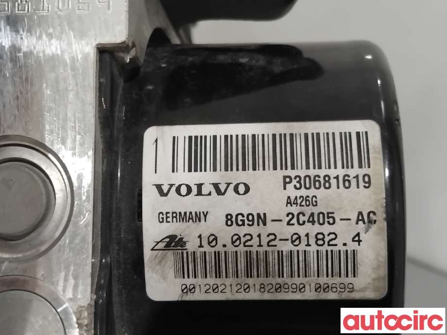ABS sentral til Volvo XC70 2008-2013 (Type II, Fase 1)  (VOLVO|31329140|100212-01824|30681619)
