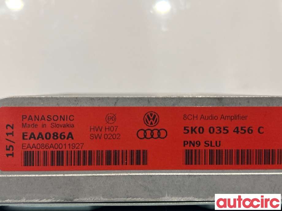 Bilstereo forsterker til VW Passat 2011-2015 (B7) (B7) (VOLKSWAGEN|5K0035456D|5K0035456DZ0C)