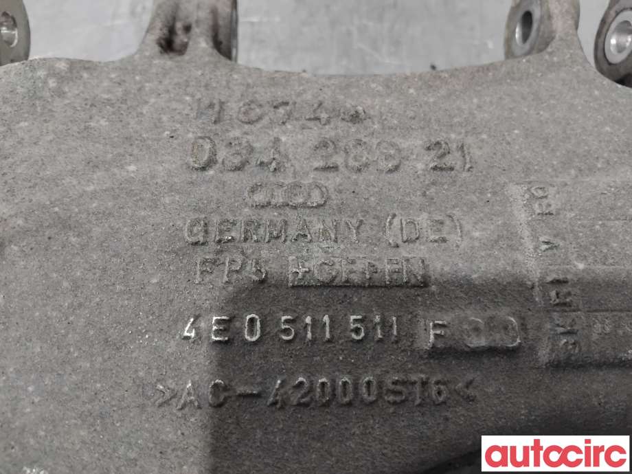 Bærebru venstre bak til Audi A8 2003-2010 (Type II)  (AUDI|4E0511511F|)