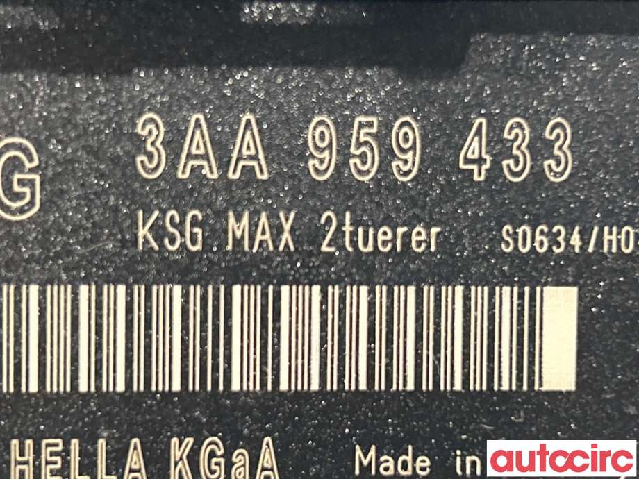 Styreenhet comfort (BCM) til VW Passat 2011-2015 (B7) (B7) (VOLKSWAGEN|3AA959433BZ03)