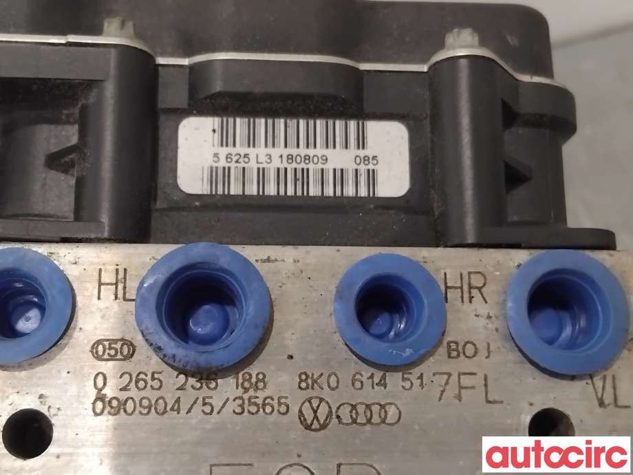 ABS sentral til Audi A5 2007-2016 (Type I)  (AUDI|8K0614517FN|0265236188|8K0614517FL)