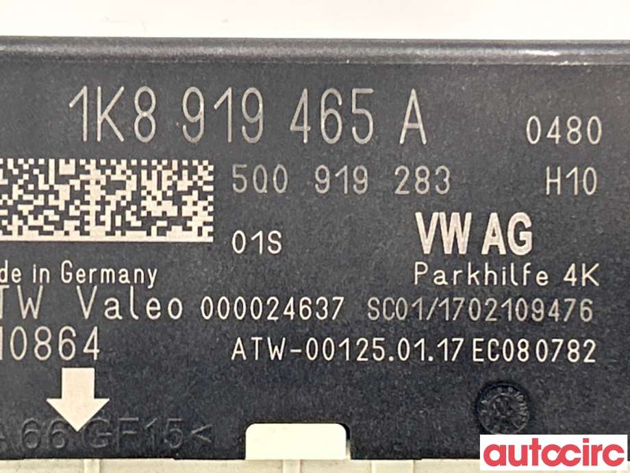Styreenhet parkering til VW Caddy 2015-2020 (Type III, Fase 3)  (VOLKSWAGEN|1K8919465A)