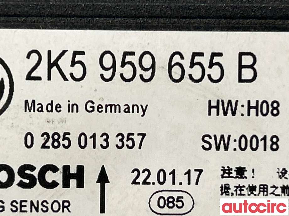 Airbag elektronikk til VW Caddy 2015-2020 (Type III, Fase 3)  (VOLKSWAGEN|2K5959655B)