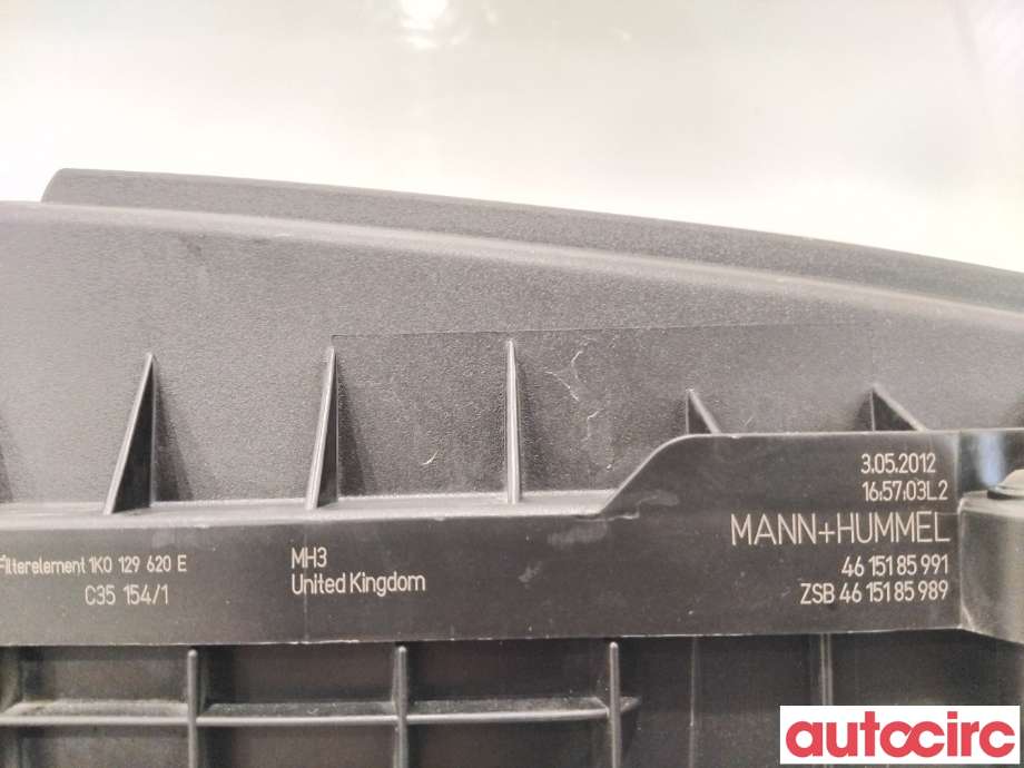 Luftfilterboks til VW Passat 2011-2015 (B7) (B7) (VOLKSWAGEN|3C0129607BH|4615185991|3C0129607BM)