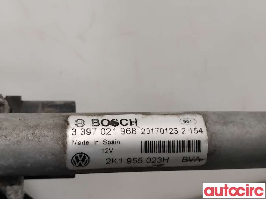 Viskermotor frontrute til VW Caddy 2015-2020 (Type III, Fase 3)  (VOLKSWAGEN|2K1955023H|1397220727|2K1955023J)