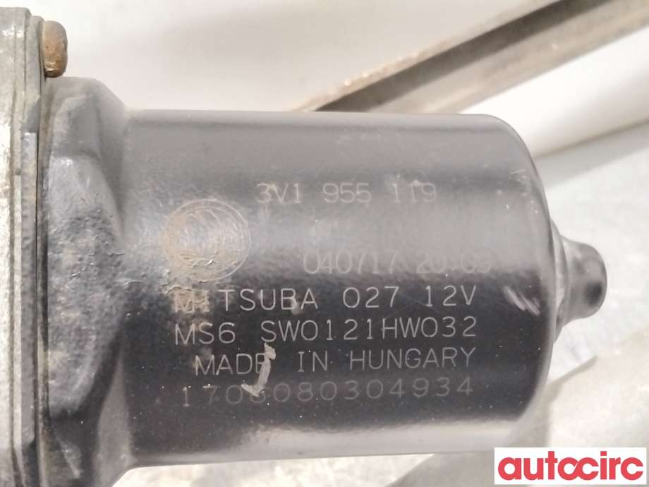 Viskermotor frontrute til Škoda Superb 2015-->> (Type III)  (SKODA|3V1955023A|A0076-004|3V1955023B)