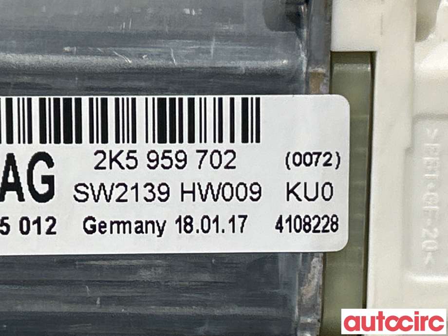 Ruteheis høyre foran til VW Caddy 2015-2020 (Type III, Fase 3)  (VOLKSWAGEN|2K5959702A)